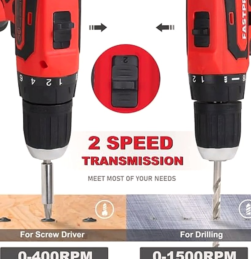 Kankeirr 20V Cordless Drill Driver with 232-Piece Tool Set