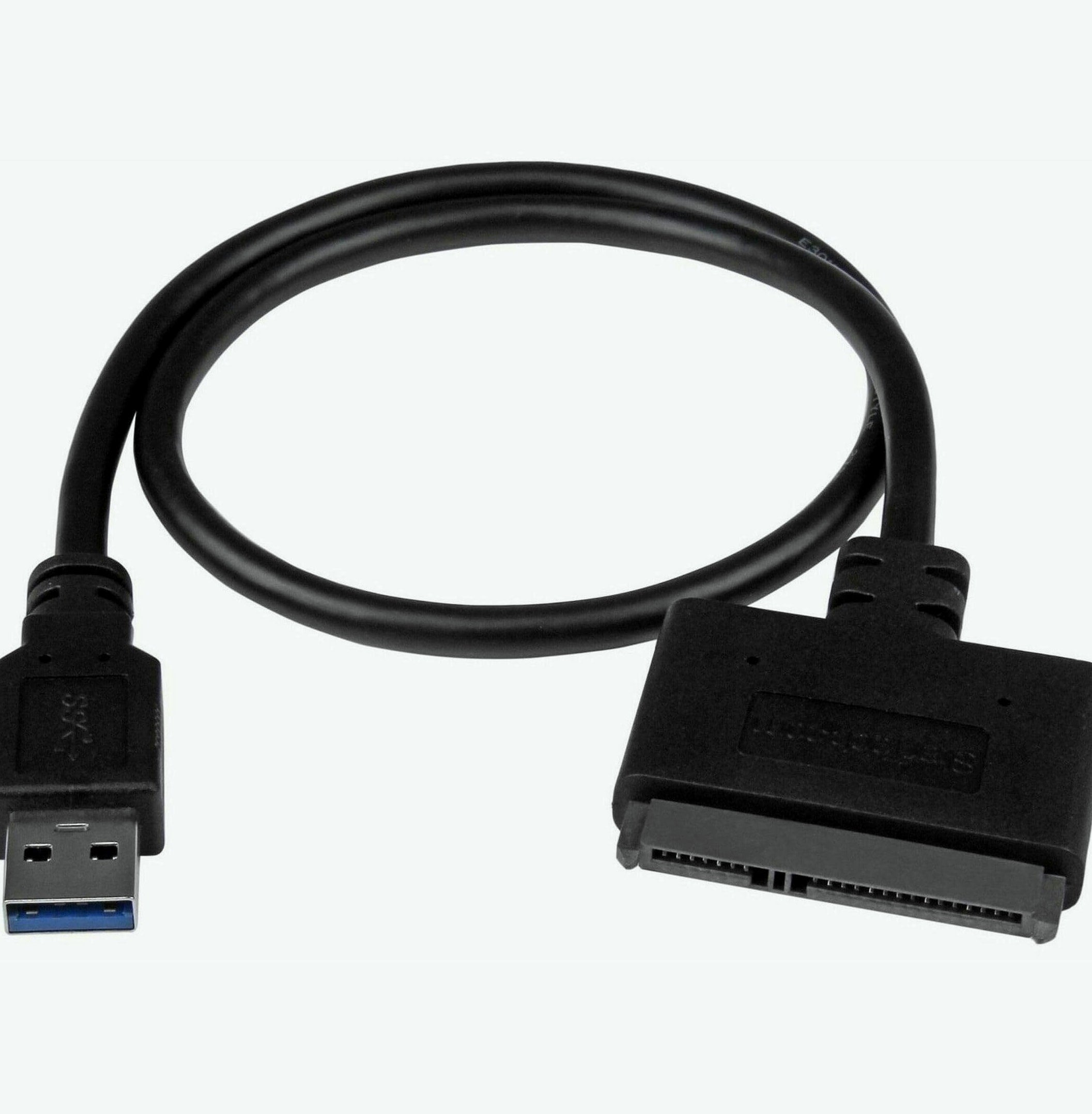 StarTech SATA to USB-C Cable, 10Gbps external hard drive adapter