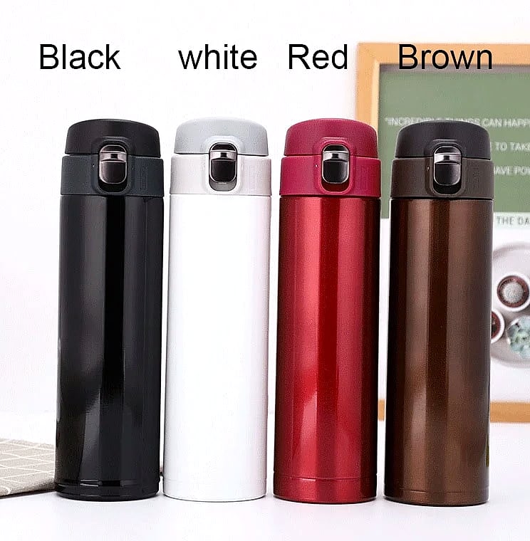 500ml Stainless Steel Thermos Cup with Carry Rope