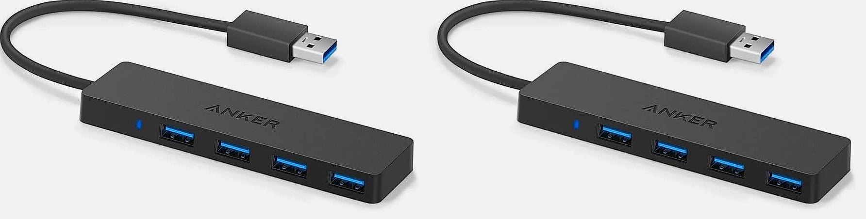 Anker 4-Port USB 3.0 Hub with 5Gbps Data Transfer Speed