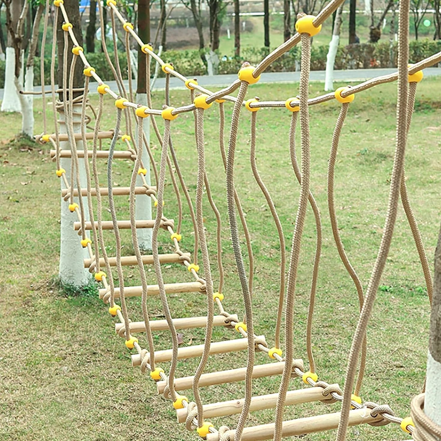 Kindergarten Outdoor Bridge Children'S Sports Fitness Training Equipment Solid W