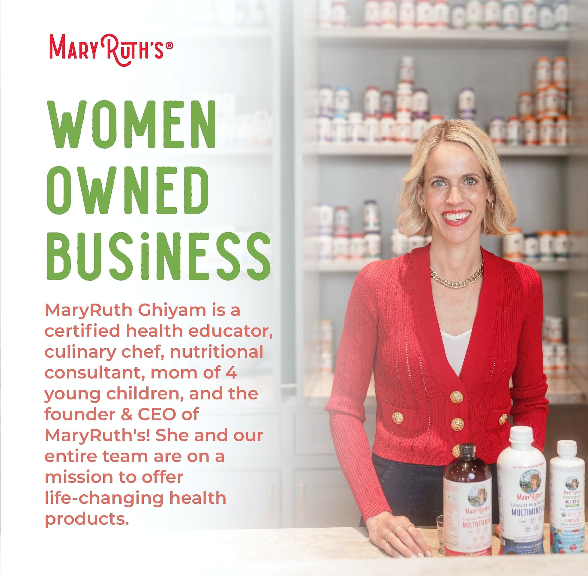 MARYRUTH'S Kids Multivitamin Gummies with Probiotics