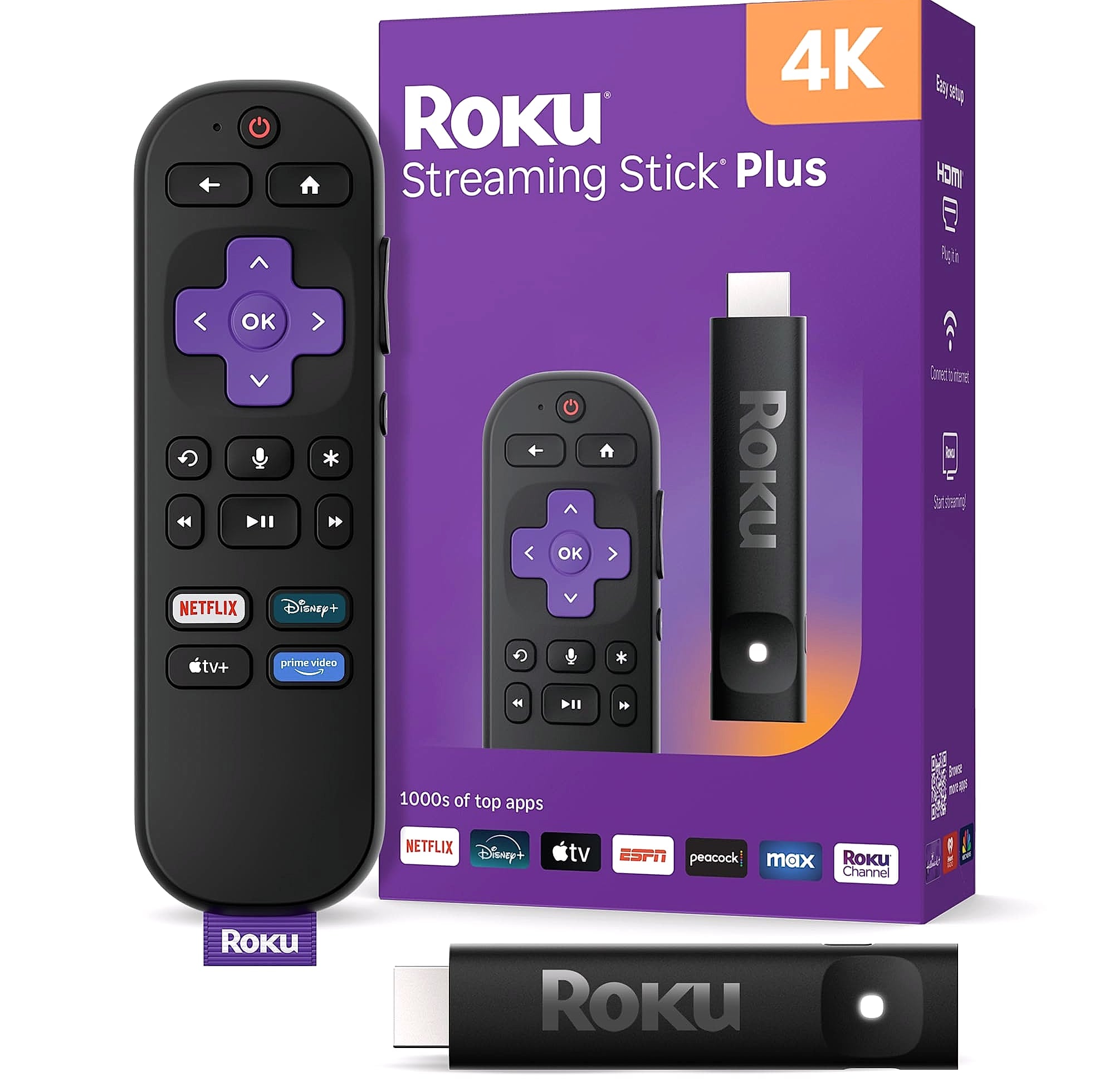 Roku Streaming Stick HD - Compact HD Streaming Device