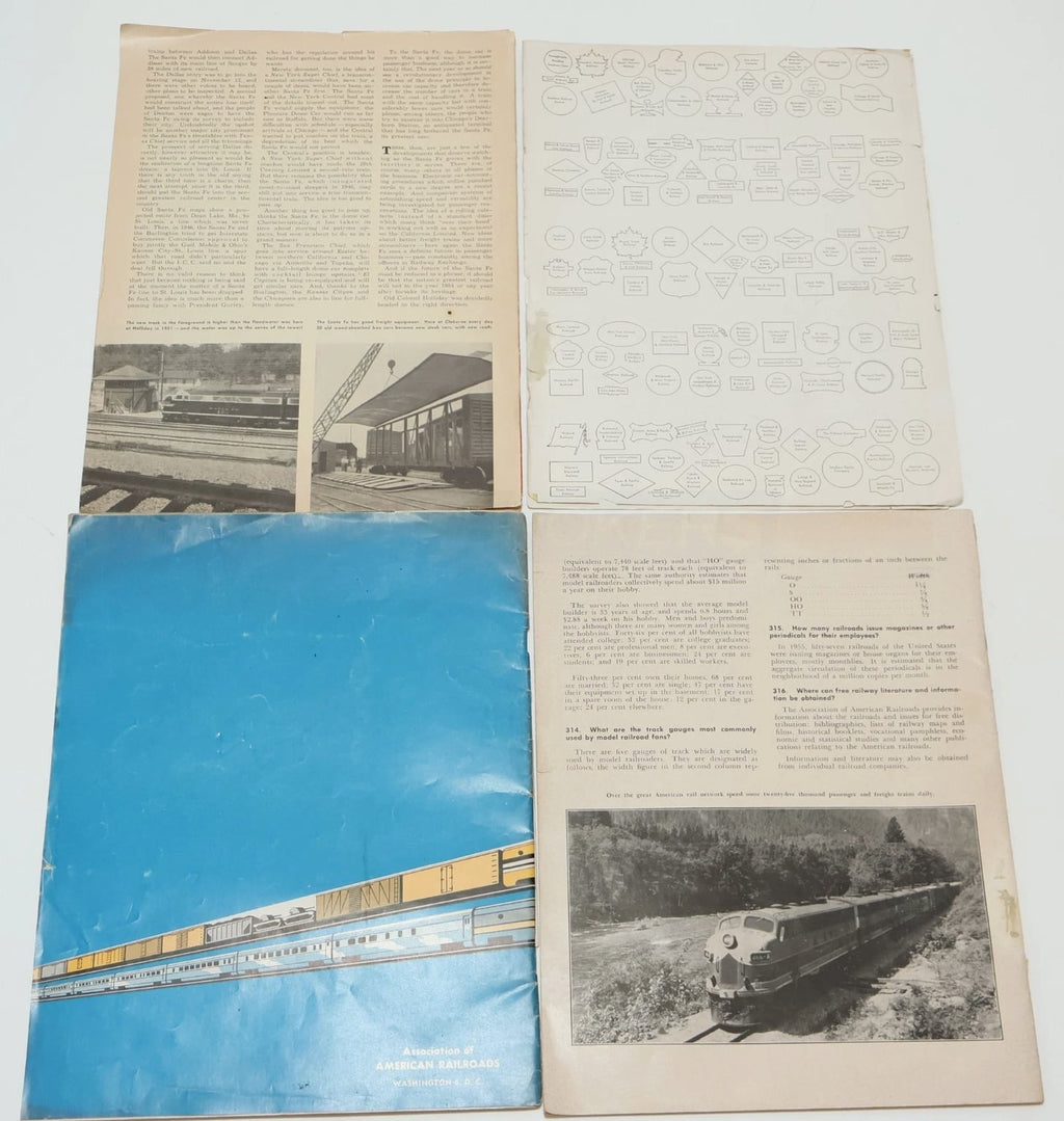 HUGE Lot of Misc. Manuals and Catalogs - Trains and Model Trains