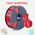 SUNLU Silk PLA Filament 1.75mm, Neatly Wound Shiny PLA 3D Printer Filament, Dimensional