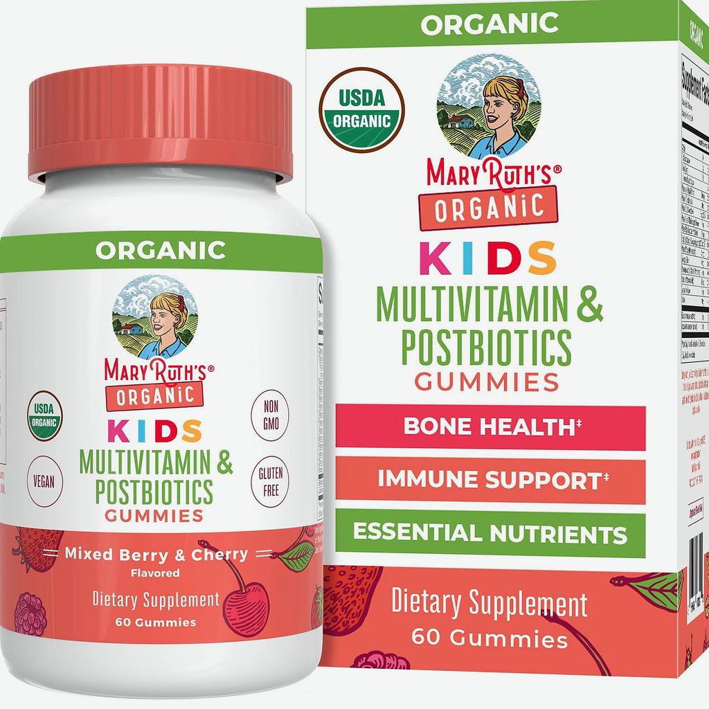 MARYRUTH'S Kids Multivitamin Gummies with Probiotics