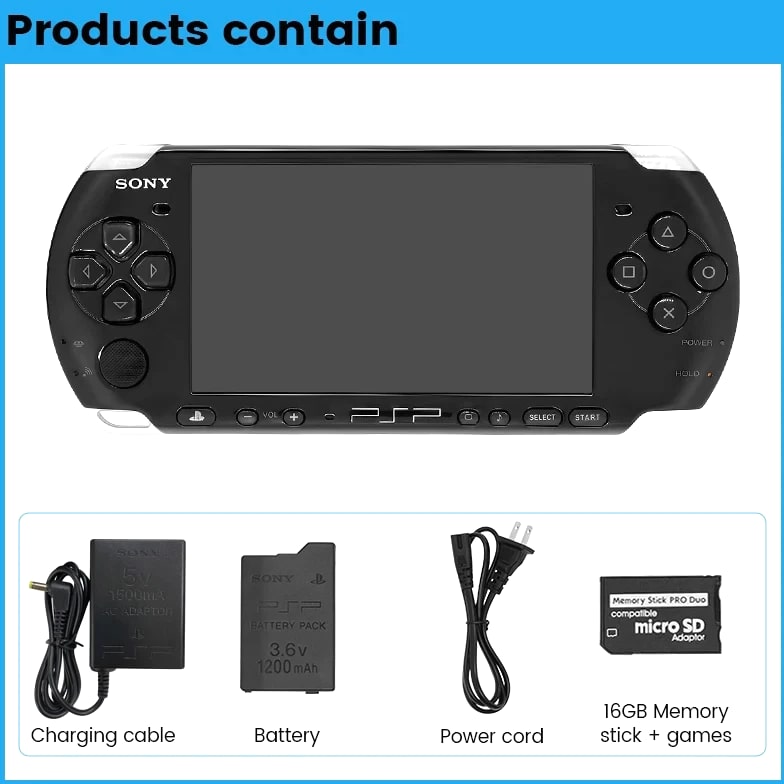 Original Sony Psp 3000 Handheld Game Console (PSP-3006) Psp Sony 3000  PSP3000
