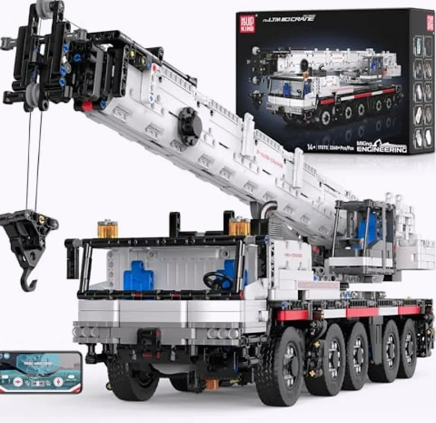 Mould King 17075 APP Programmable Construction Crane Building Set