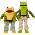 Frog And Toad Plush Set Of 2 Stuffed Animal Small Sekiguchi NEW