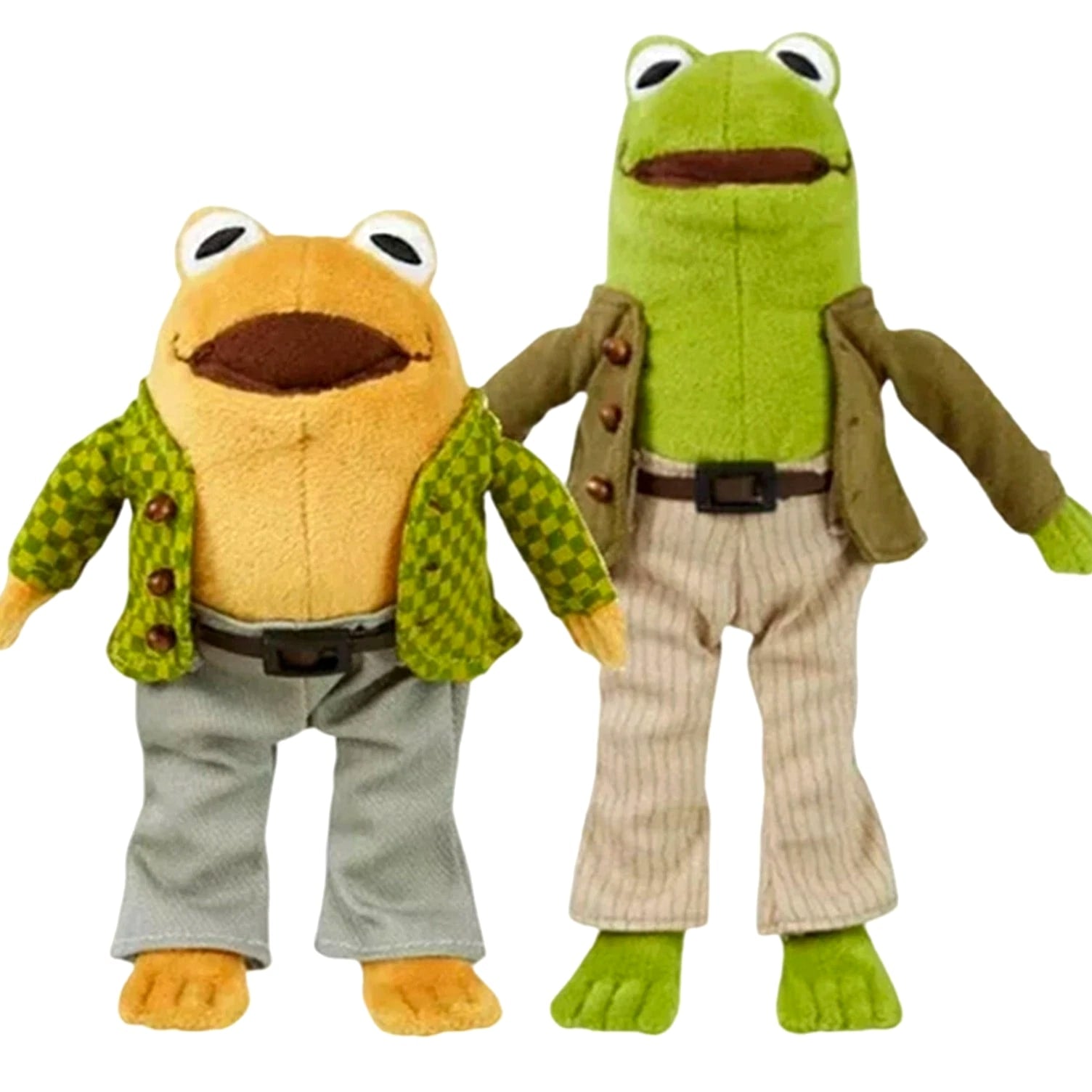 Frog And Toad Plush Set Of 2 Stuffed Animal Small Sekiguchi NEW