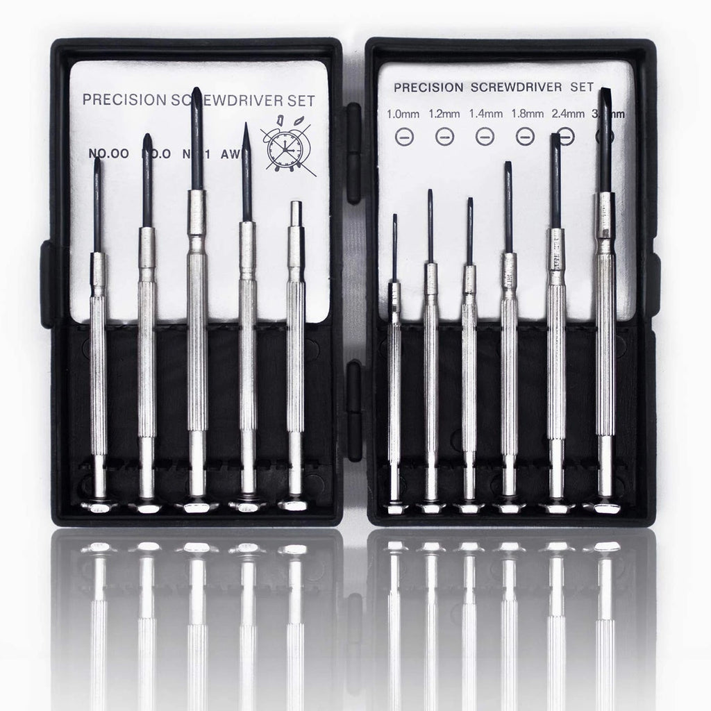 11pc Mini Precision Screwdriver Set for Electronics Watches Phone Repair Gadgets