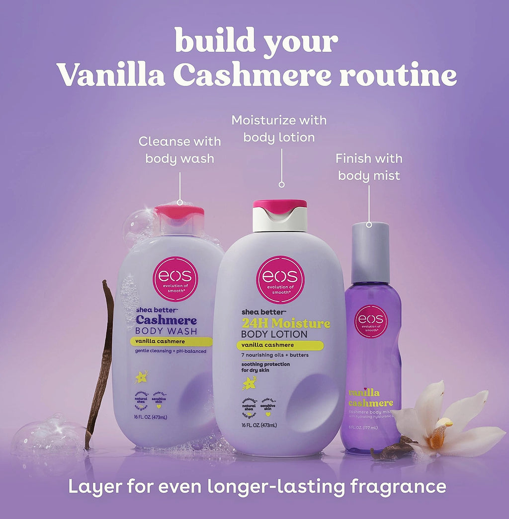 eos Shea Better Vanilla Cashmere Body Lotion, 16 fl oz
