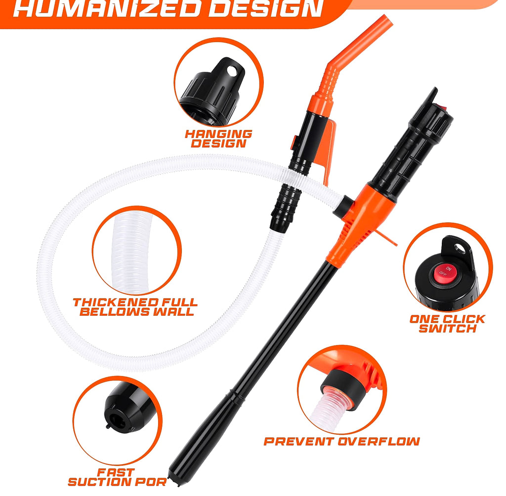 BestCosy 2.4 GPM Electric Fuel Transfer Pump with 47 Inch Hose