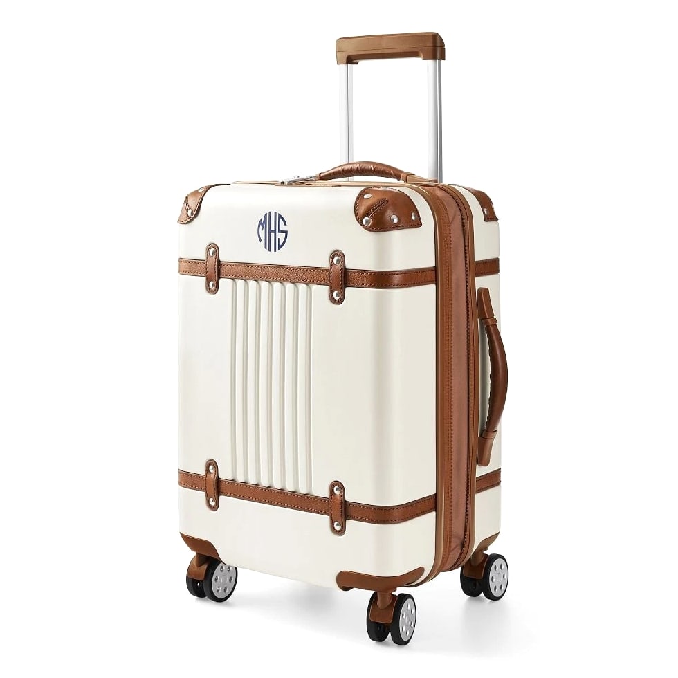 Mark & Graham Terminal 1 Expandable Carry-On Spinner Luggage Suitcase brand New