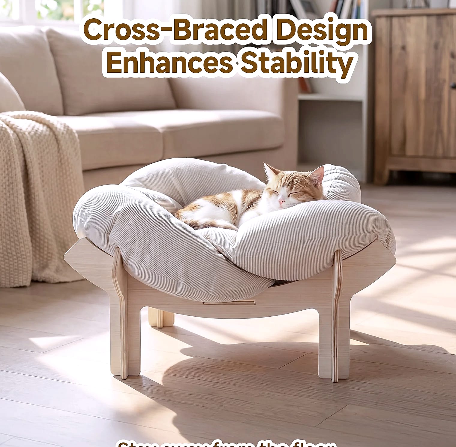 Flower-Shaped Pet Bed for Cats and Small Dogs