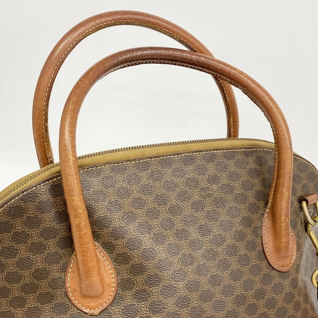 Celine Macadam Brown 2-way handbag for women GZl1h9x4