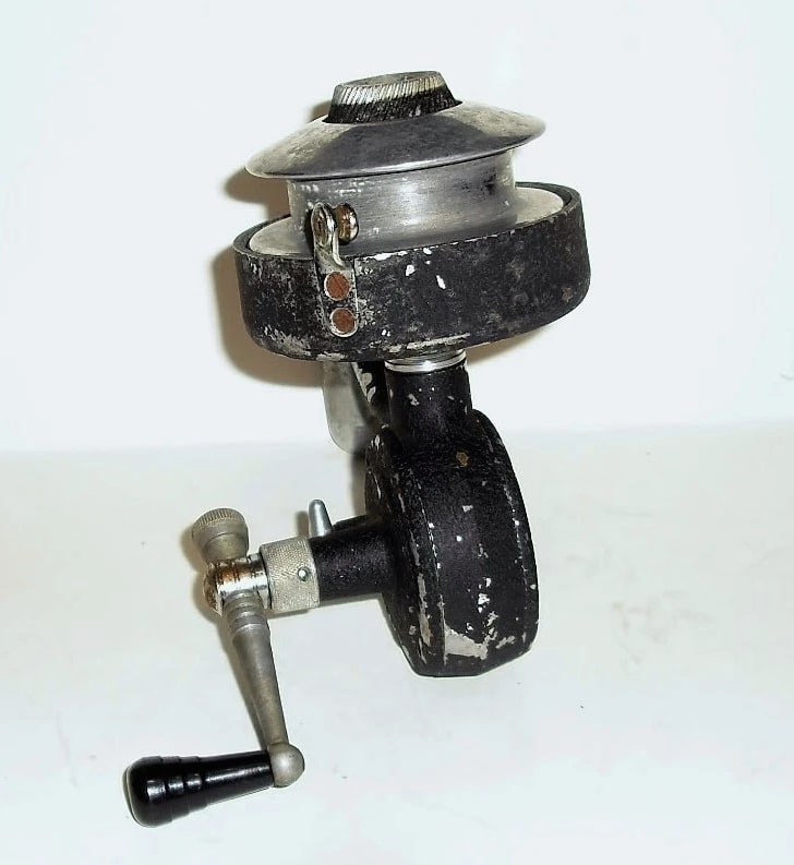 Rare Left Handed Vintage Heddon Spin Pal Manual Line Pick-Up Fishing Reel USA