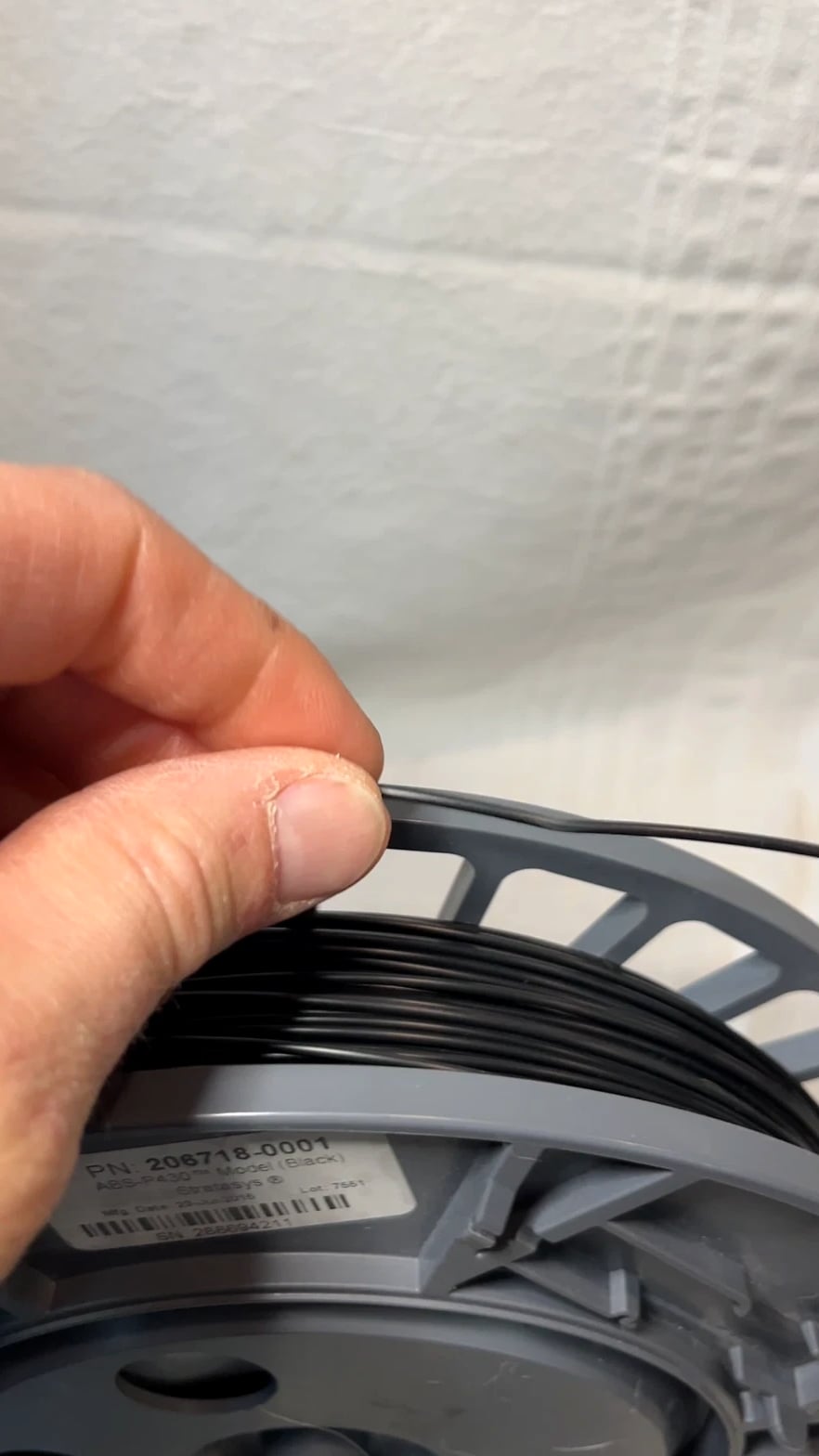 Stratasys ABS-P430 Filament Lot - 3 Spools - Red Black Blue Industrial 3D Print