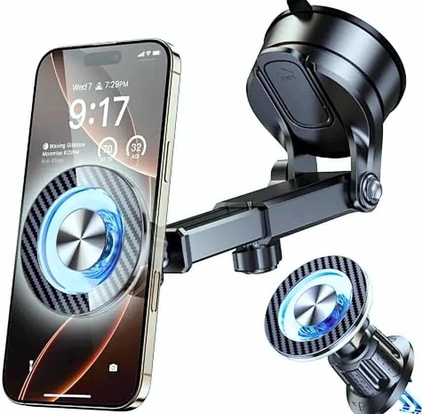 Magnetic Car Phone Holder with MagSafe Compatibility
