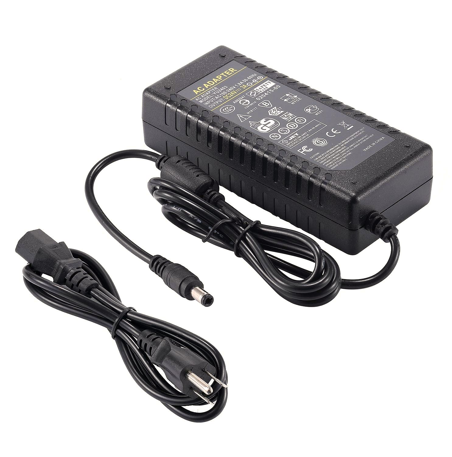 COOLM 24V 3A Power Supply AC to DC LED Strip Adapter