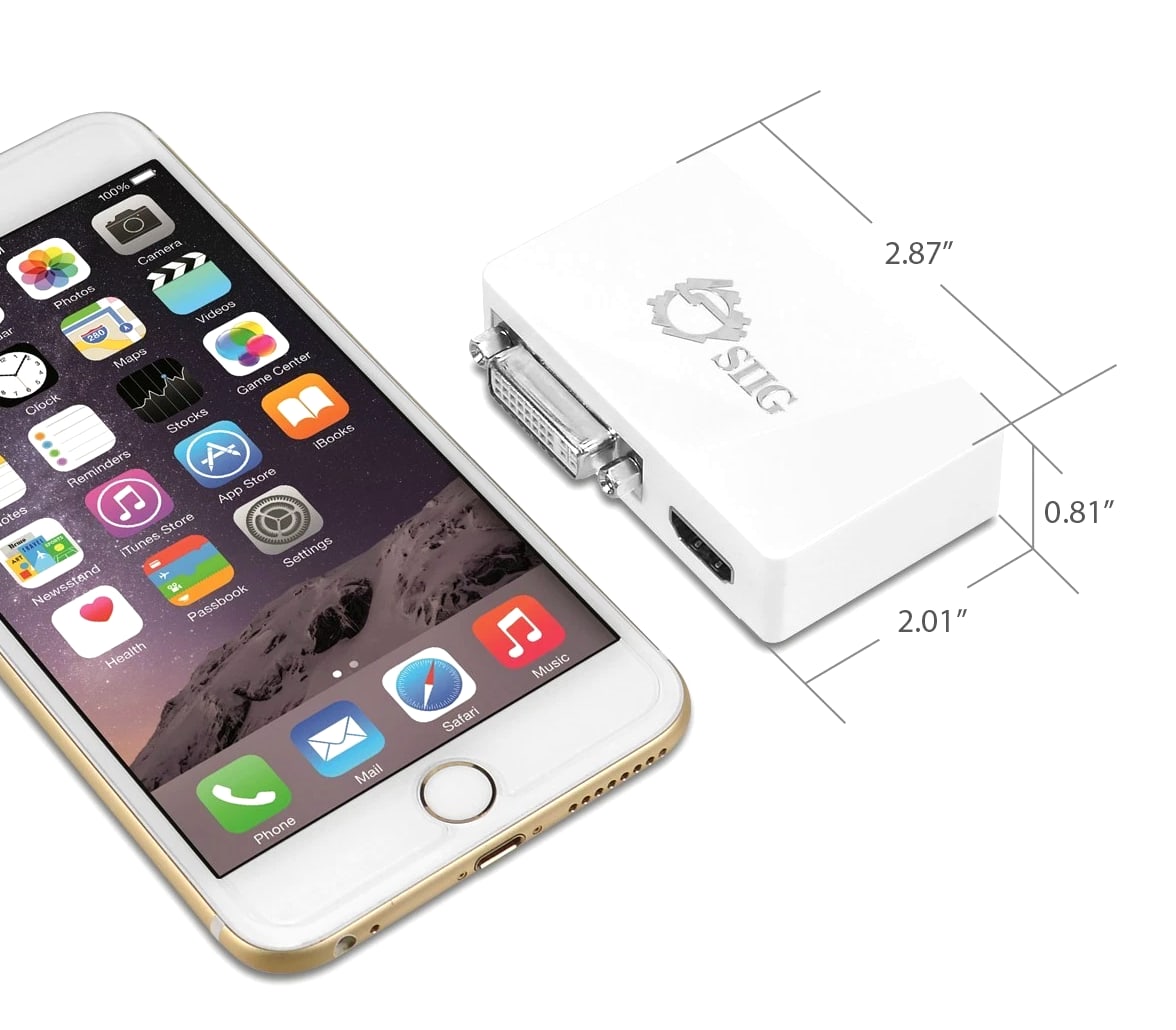 SIIG USB 3.0 to HDMI + DVI Simultaneous Dual Display Adapter For Mac and Windows