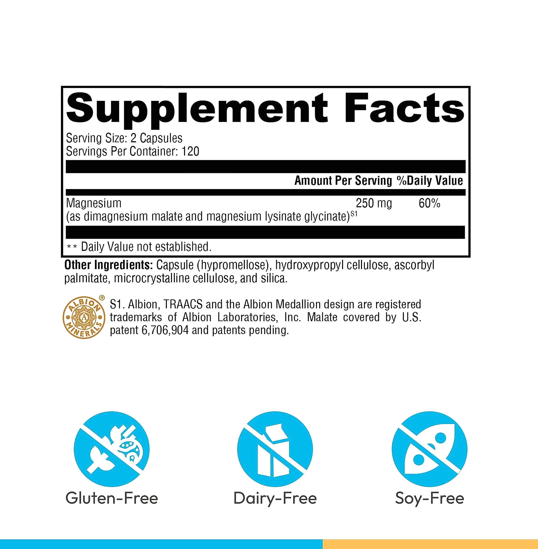 XYMOGEN OptiMag 125 Magnesium Glycinate & Malate Support