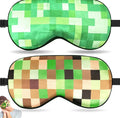 2 Pcs Sleep Mask for Kids Boys, Silk Eye Covers for Sleeping, Adjustable Strap &