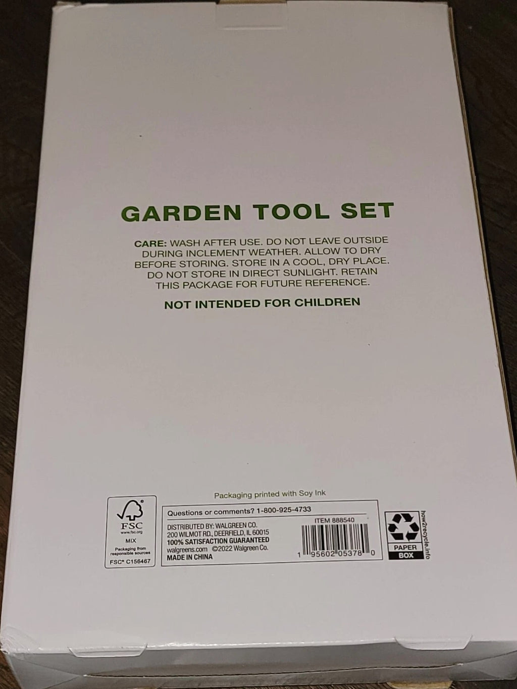 Garden Party Green Floral Tools Kit Home Tool Equipment Garden Tool 2 Piece Set