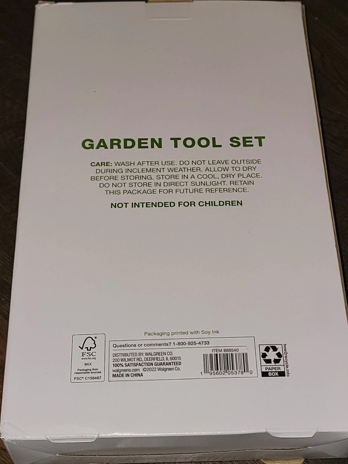 Garden Party Green Floral Tools Kit Home Tool Equipment Garden Tool 2 Piece Set