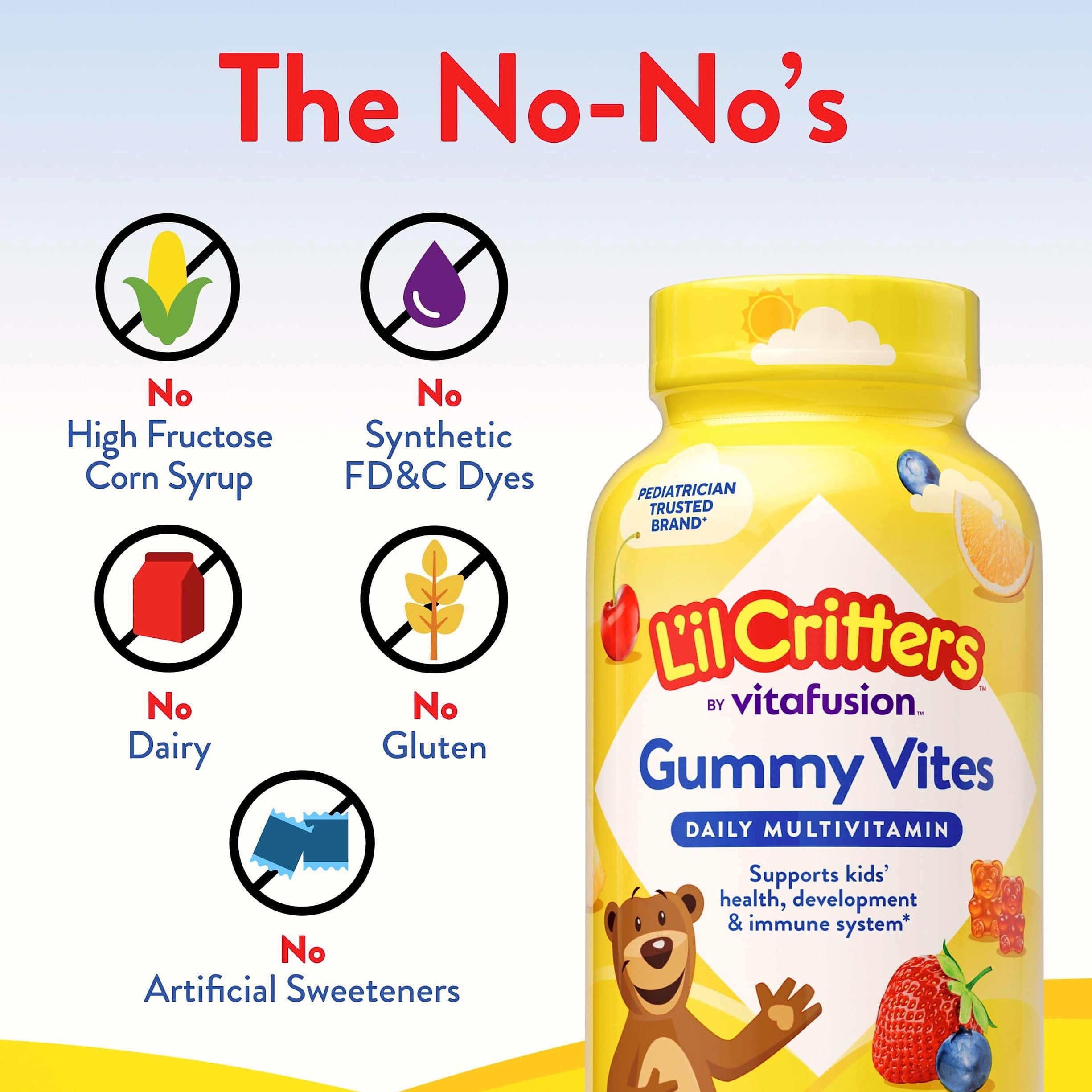 Lil Critters Gummy Vites Daily Multivitamin for Kids, 70 Count