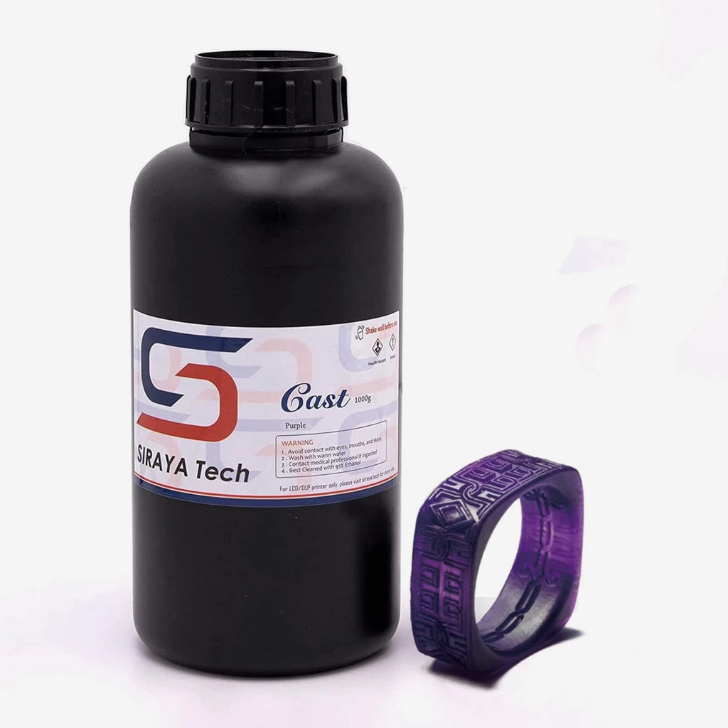 Cast 3D Printer Resin Easy to Print Use & Burn High Resolution Castable 405Nm