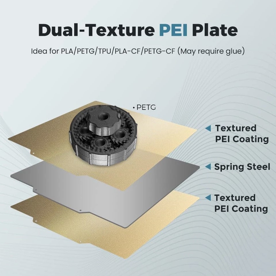 FLASHFORGE Print Build Plate Replacement for AD5M / 5M Pro / AD5X PC/PEI Sticker