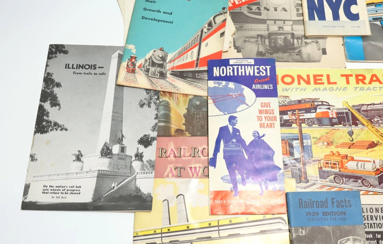 HUGE Lot of Misc. Manuals and Catalogs - Trains and Model Trains