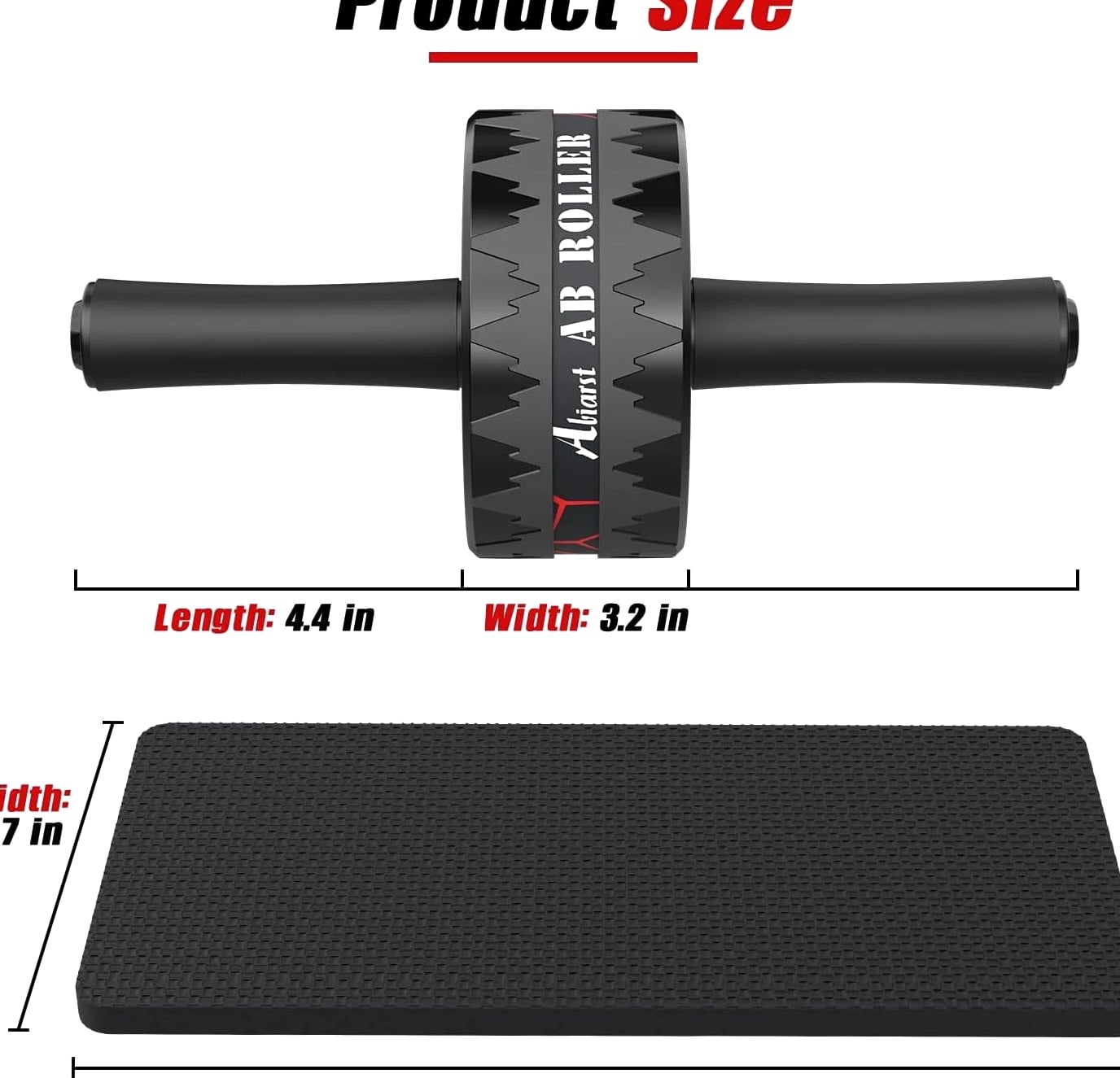 Ab Roller Wheel, Abs Workout Equipment for Abdominal & Core Strength Training, H