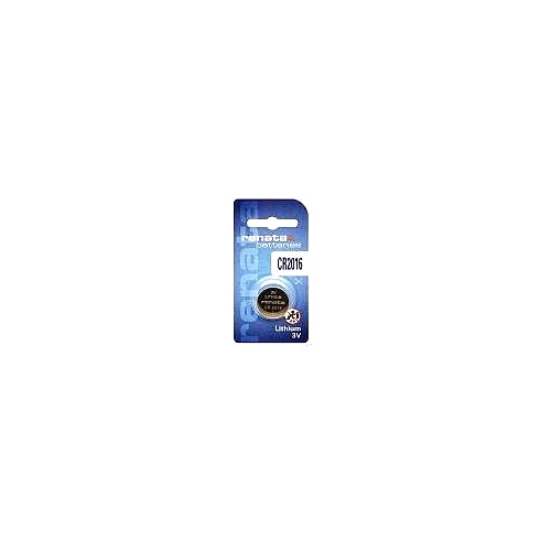 Renata CR2016 3V Lithium Coin Battery Blister Pack