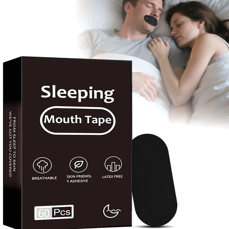 60Pcs Strip Mouth Tape Advanced Gentle for Improved Nose Breathing-effect