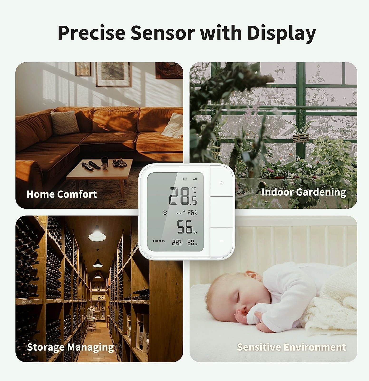 Aqara W100 Smart Climate Sensor with Thread, Zigbee, HVAC Control