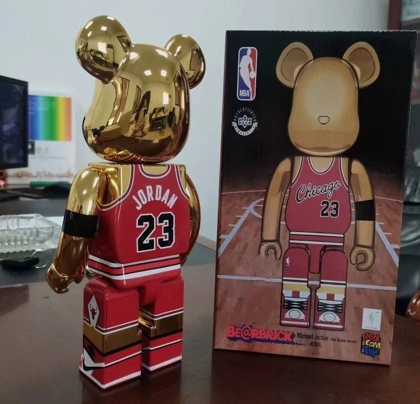 400%Bearbrick Michael Jordan Chicago 23jersey Action Figure Deco Art Collect Toy