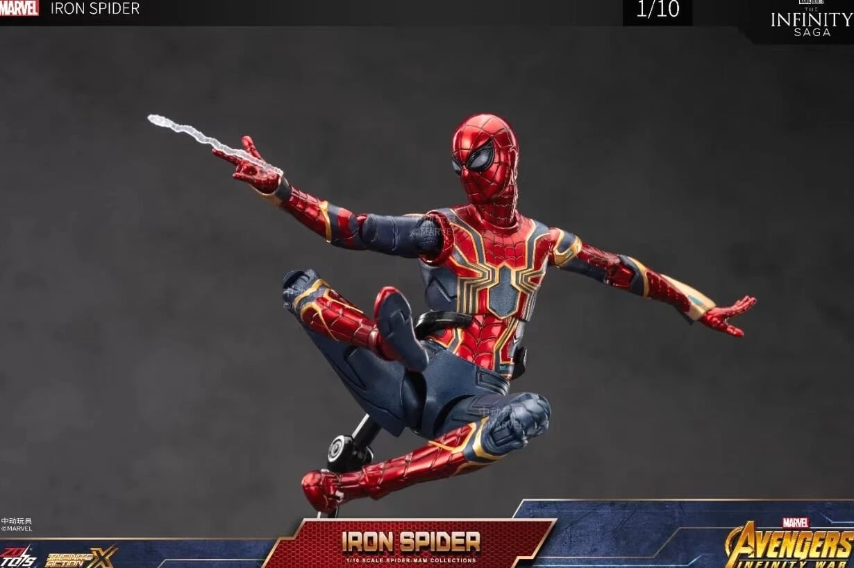 ZD Toy Marvel Iron spider 2.0 The Avengers model toys Collection action figures