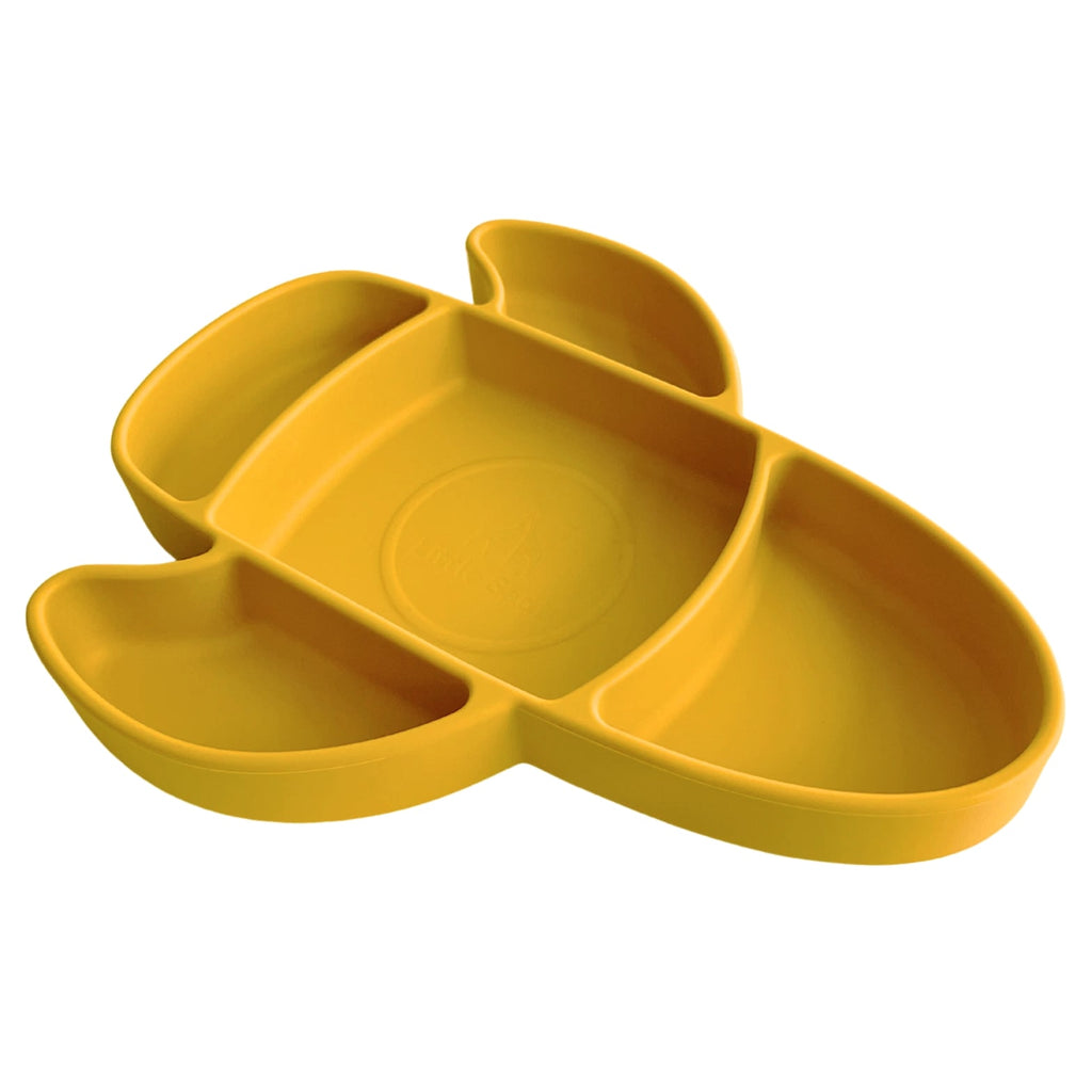 Liitle Sadi Silicone Airplane Toddler Plate, BPA-Free, Baby Plate, Baby Dish.