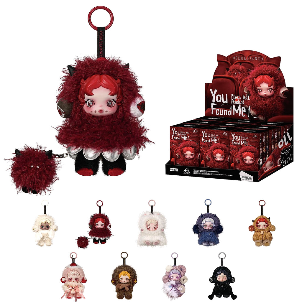 POP MART SKULLPANDA You Found Me Series Blind Box Plush Pendant
