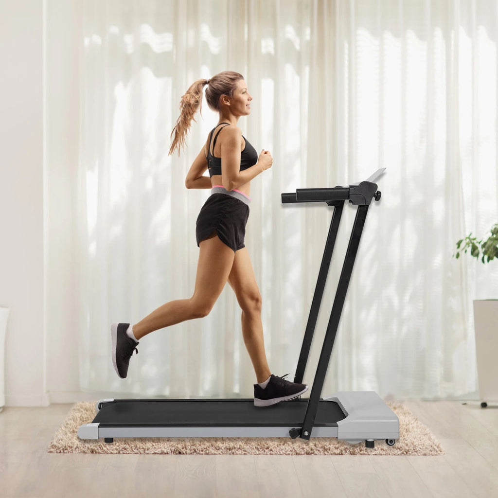 Treadmill with LED Screen Display Home Office Walking & Jogging Running Machine