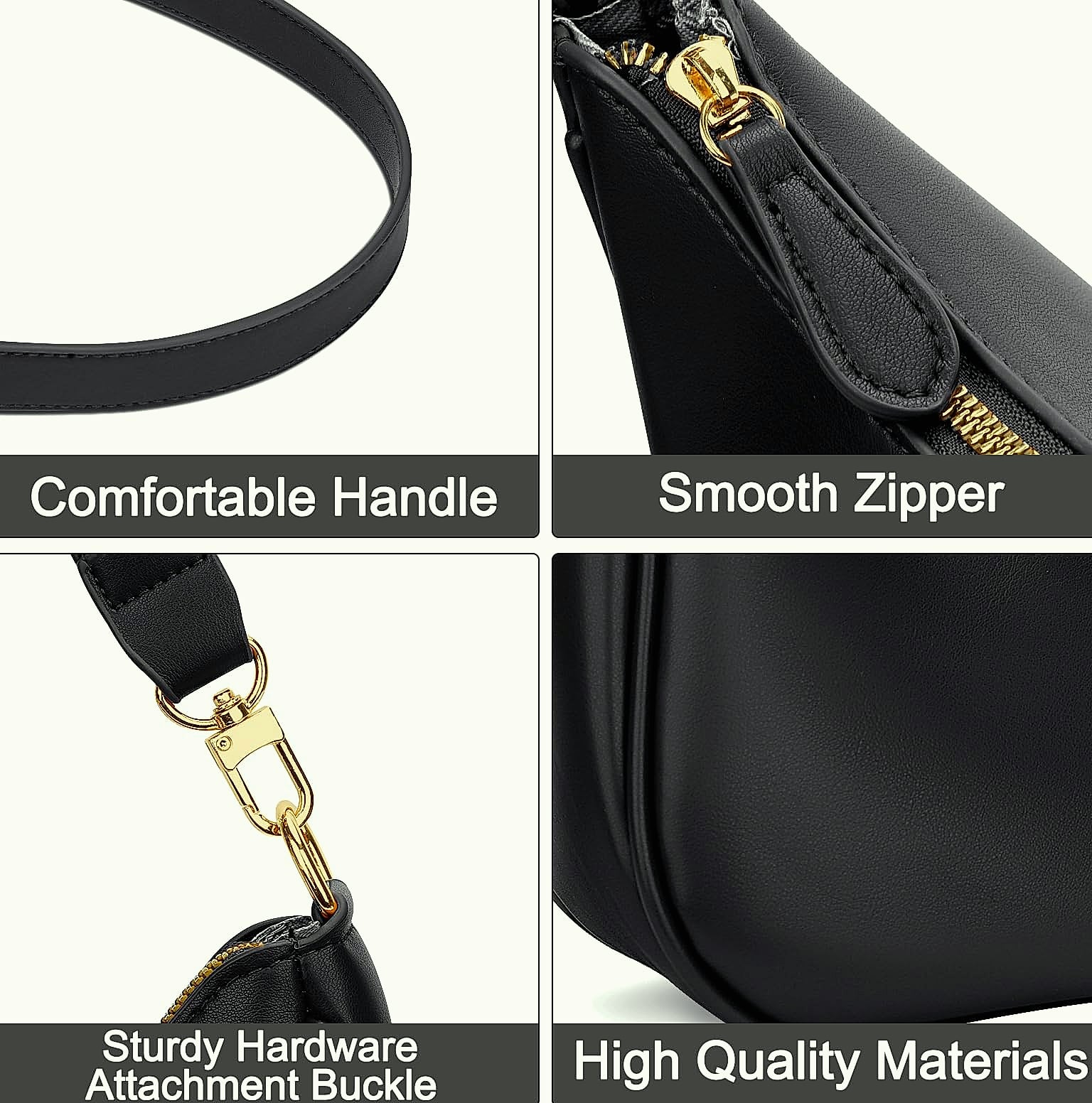 KKXIU Women's Shoulder Bag Retro Hobo Purse Underarm Clutch