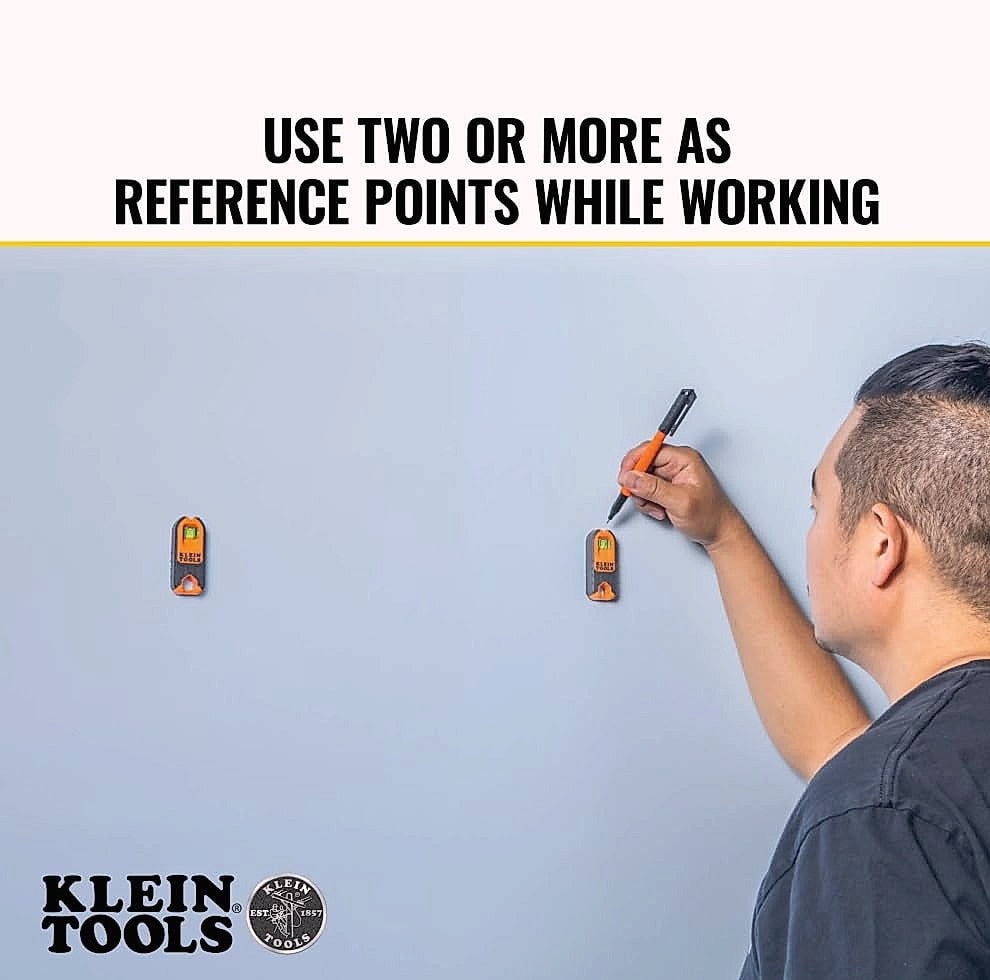 Klein Tools MSF100 Magnetic Stud Finder with Level Bubble Vial