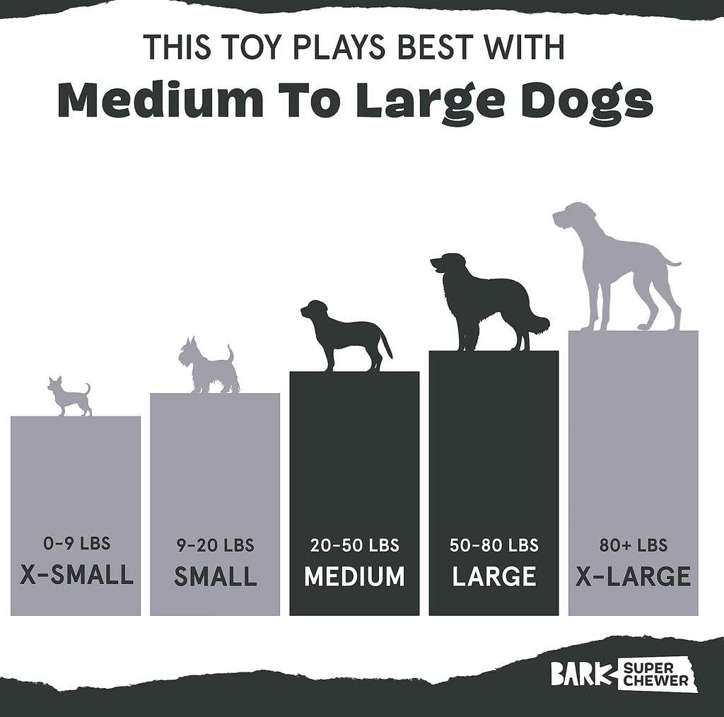Barkbox Dogness Monster Large Dog Chew Toy for Aggressive Chewers