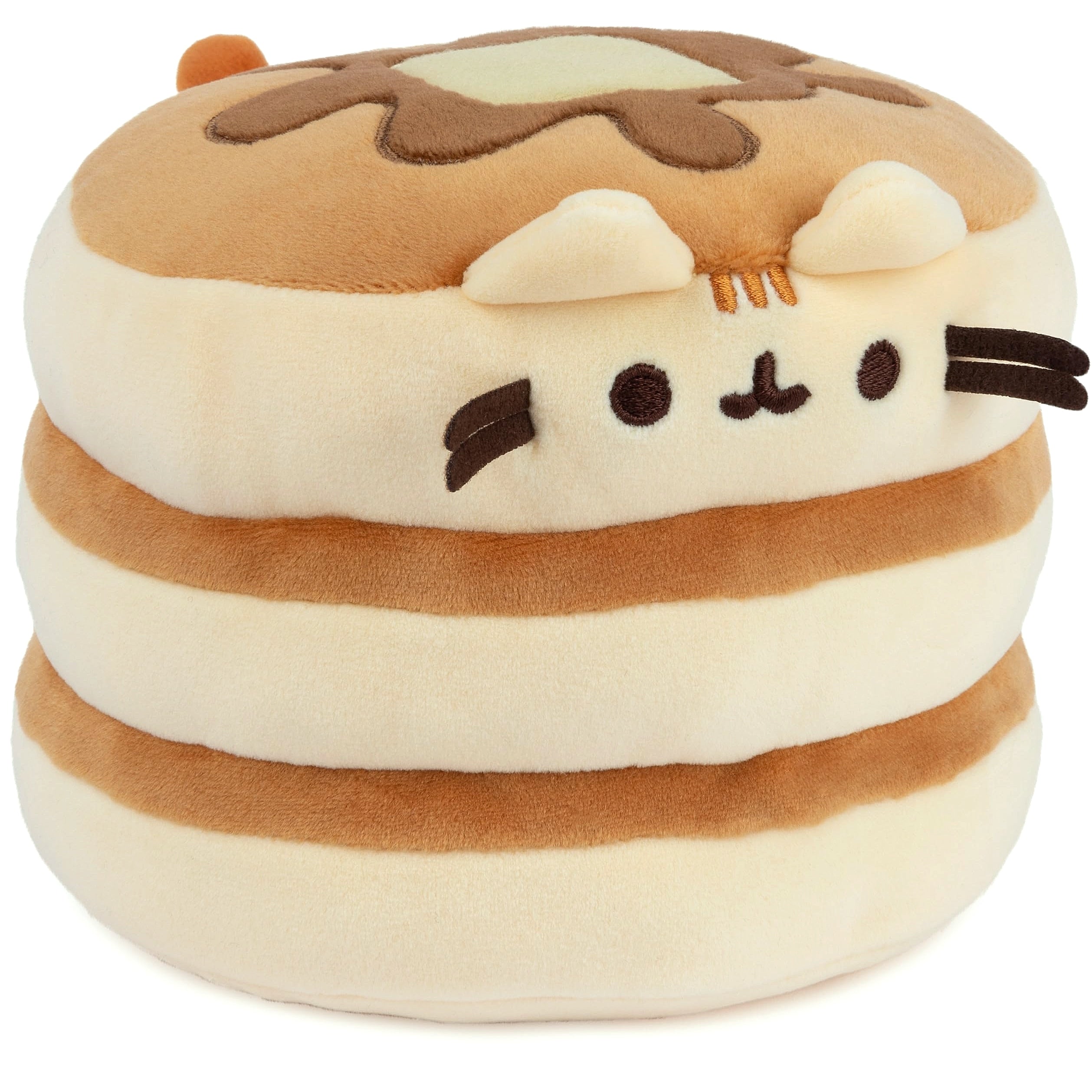 GUND Pusheen Pancake Squisheen Plush Toy, 6 inch