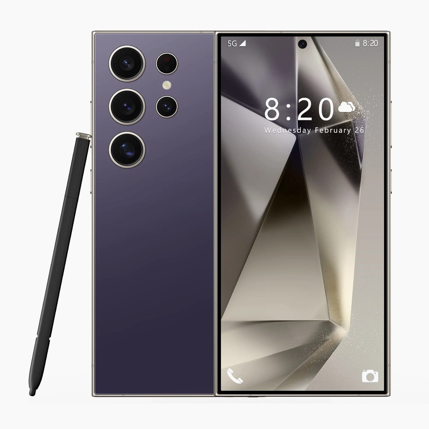2026 G24 Ultra 5G Unlocked Cell Phones 256GB Smartphone Android Cheap Phone