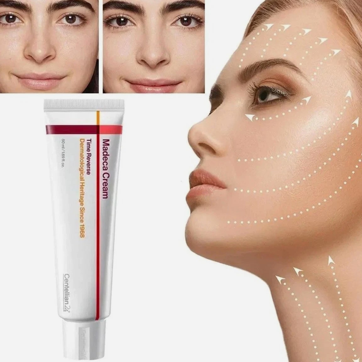 Centellian24 Madeca Time Reverse Cream Anti-Aging Cica & Hyaluronic Acid 1.69oz