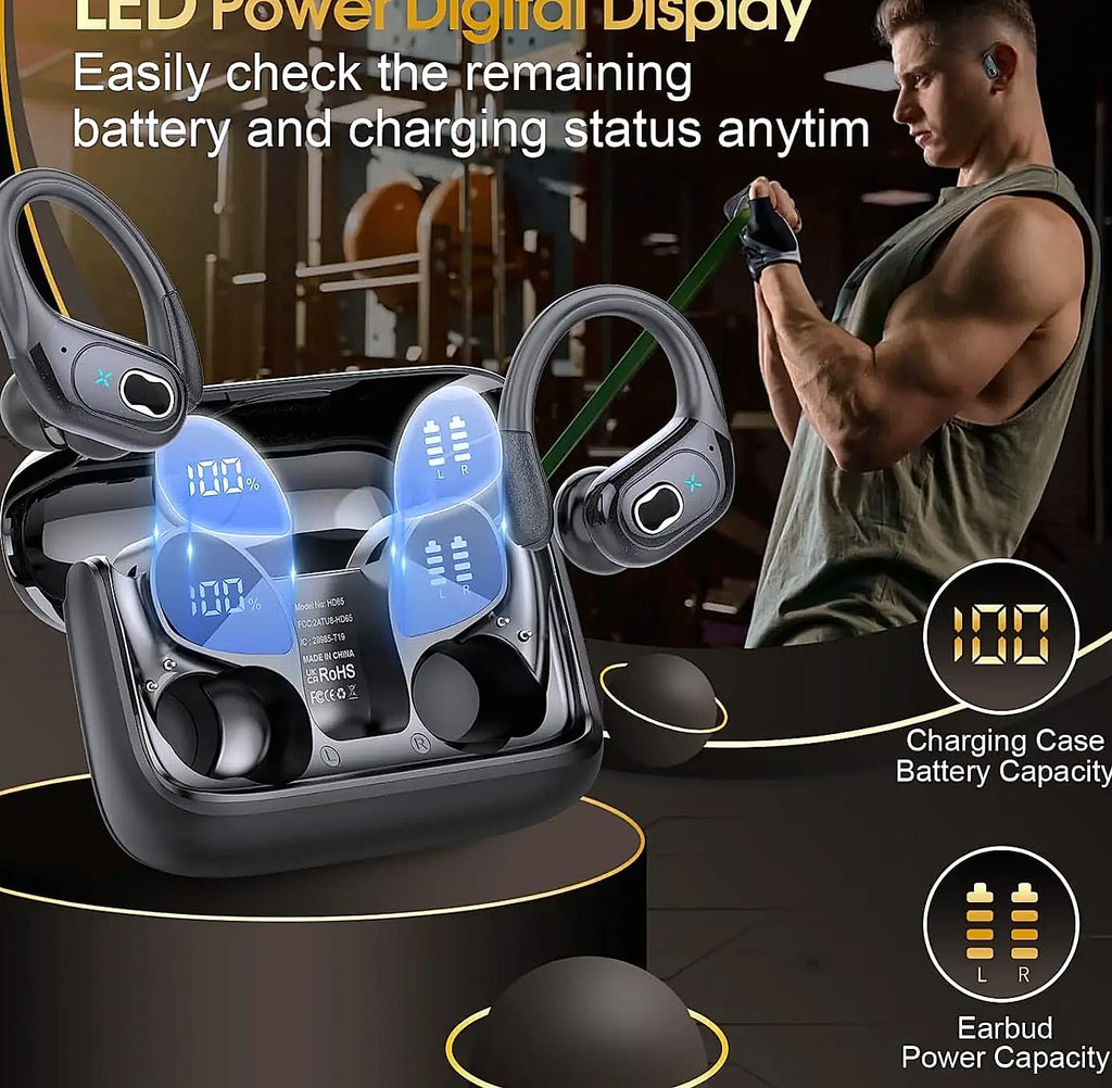 GDLYL HD65 TWS Bluetooth 5.4 wireless earbuds with noise reduction