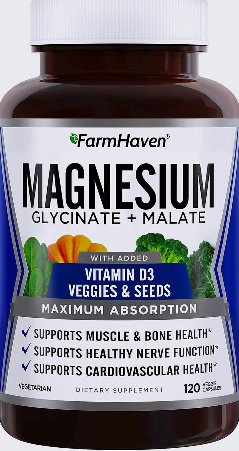 FarmHaven Magnesium Complex with Vitamin D3 Supplement